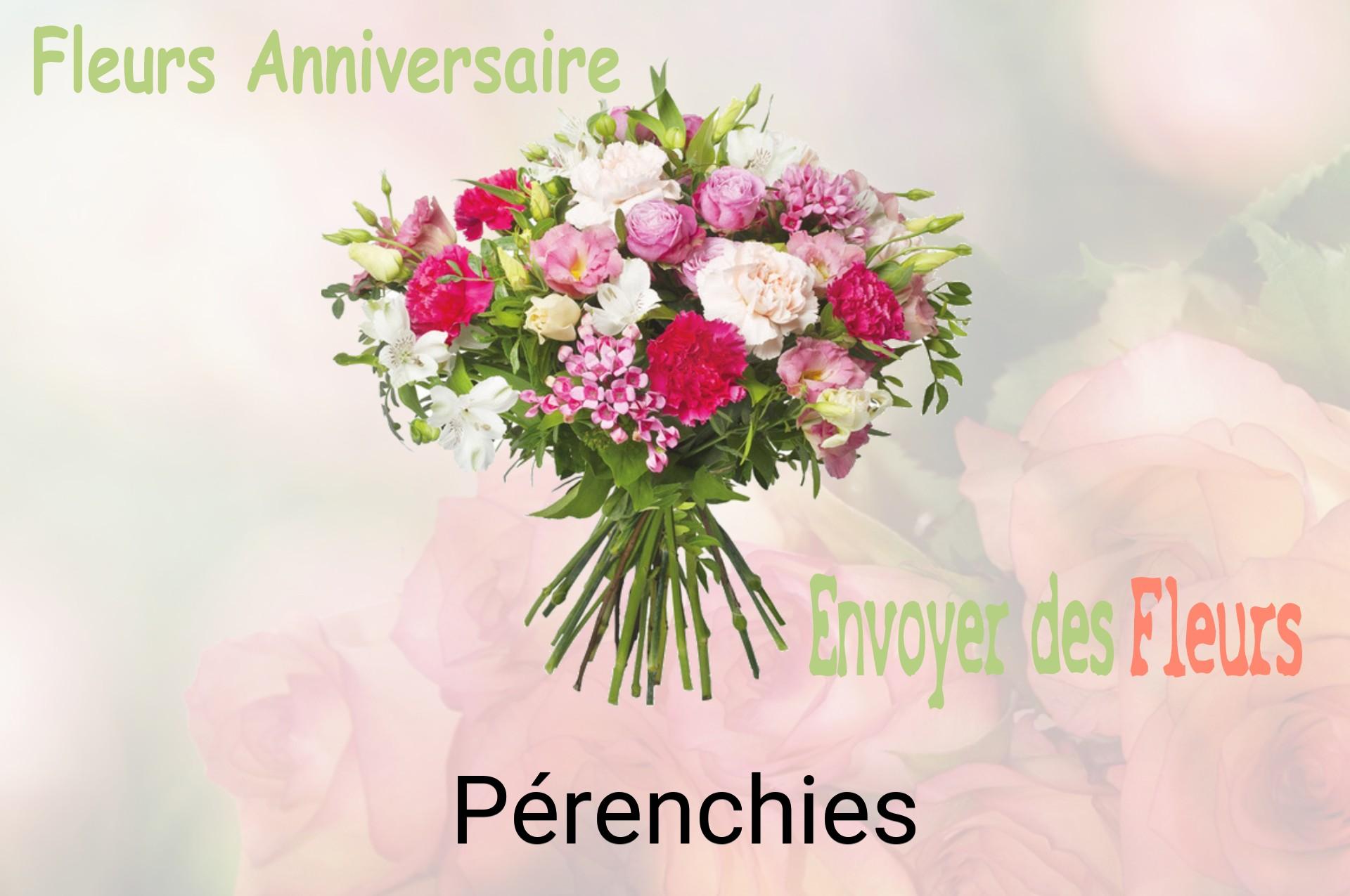 Bouquet de fleurs d’anniversaire livré à Pérenchies